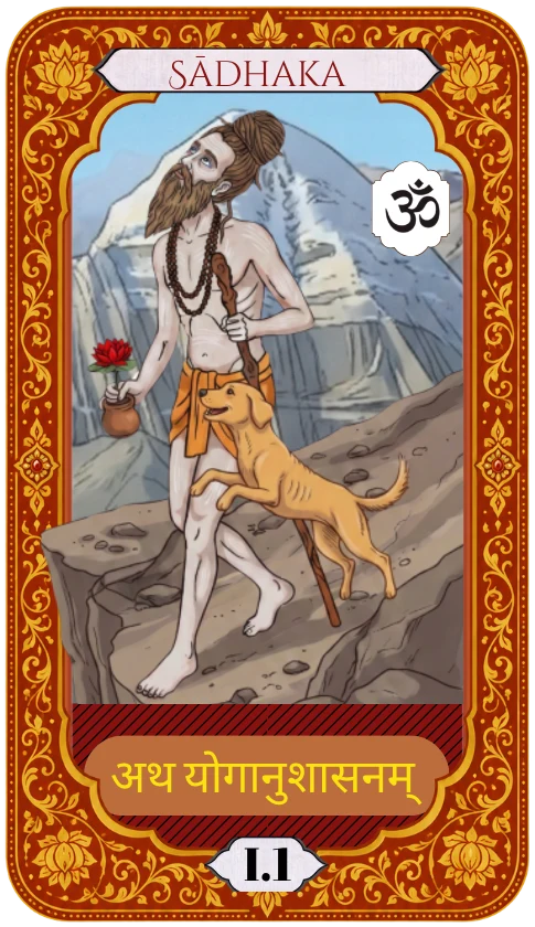 Carta O Louco, Sādhaka, do Tarô do Yoga